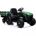 Lean Cars Traktor z Przyczepą na akumulator BDM0925 Zielony Wojskowy | 4170 | 5908275994893