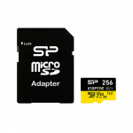 Memory card Silicon Power Inspire 256 GB MicroSDXC V30 UHS-I U3 A2 4K + adapter (SP256GBSTXLA2V1NSP) | SP256GBSTXLA2V1NSP | 4713436158325