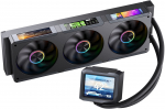 Jonsbo TF3-360SCB AiO Wasserk&uuml;hlung, ARGB, 3,5&rdquo; + 3x 3,38&rdquo; LCD - 360mm, schwarz | WASE-957 | 6970620555034
