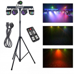 Lampa studyjna LIGHT4ME LIGHT4ME BELKA LED PAR DERBY LASER multiefekt świetlny zestaw oświetlenie disco | 5907780147701 | 5907780147701