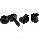 StarTech Zestaw śrubki M5 x 12mm/podkładki/nakrętki - 100kpl. Czarne (CABSCREWM52B) | CABSCREWM52B | 0065030862127
