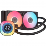 Corsair iCUE LINK TITAN 240 RX LCD Processor Air cooler 12 cm Black 1 pc(s) | CW-9061022-WW | 840440482949