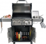 Yato YG-20013 Grill ogrodowy gazowy 17.5 kW 46 cm x 65 cm | YG-20013 | 5906083037658