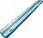 Master Dmuchany materac gimnastyczny Airbeam 300 cm x 40 cm x 10 cm niebieski | MAS-B888-grey-teal | 8592833008725