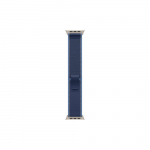 Apple | 49mm Blue/Bright Blue Trail Loop - S/M - Natural Titanium Finish | MFT64ZM/A | 195950574852