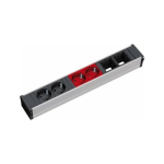 Bachmann BACHMANN CONI 2xCEE7/3 2xCEE7/3 czerwone, gniazda z uziemieniem 2x czarne + 2x czerwone | 4016514035144 | 4016514035144
