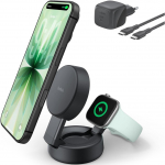 Ładowarka Belkin UltraCharge Pro Qi2 25W magnetyczna 2w1 Grafitowa (WIZ043KQCH) | WIZ043KQCH | 745883923427
