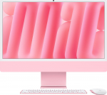iMac 24 inch: M4 10/10, 16GB, 512GB SSD - Pink | MWV53ZE/A | 195949598753