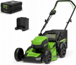 Kosiarka akumulatorowa Greenworks 60V kosiarka 46 cm zestaw, ładowarka + akumulator 4Ah (GD60LM46HPK4) | GR2502807UB | 6952909021454