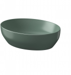 Umywalka Cersanit UMYWALKA NABLATOWA LARGA ELIPSA (50X38) ZIELONY MAT BOX | CCWT1001476401 | 5901771083498