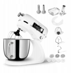 Salente DigiChef+, kuchyňsk&yacute; robot, m&iacute;sa 6 litrů, celokovov&yacute;, masoml&yacute;nek, digit&aacute;ln&iacute; displej, b&iacute;l&yacute; | DIGICHEF+ | 8595683205498