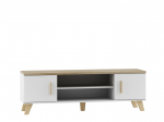 Cama TV stand LOTTA 160 2D2K white/sonoma | RTV LOTTA 160 2D2K | 5903815001666