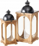 Boltze Lampiony do użytku wewnętrznego MELIRA, 2 szt, wys. 50-61 cm | 4066076440061 | 4066076440061