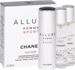 Chanel  Zestaw Allure Homme Sport Cologne Woda kolońska 3x20ml (97631) | 97631 | 3145891233001