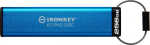 Kingston Ironkey Keypad 200C/256 GB/USB 3.0/USB-C/modr&yacute; | IKKP200C/256GB | 740617336603