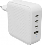 Ładowarka Targus HyperJuice GaN 1 USB-A 3 USB-C 100 W (HJ1002WHWWGL) | HJ1002WHWWGL | 6941921148867