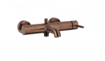 Bateria wannowa KFA 5034-020-34 / KFA / MOZA /  BATERIA WANNOWA POZIOMA, ŚCIENNA,  BRUSHED ROSE GOLD PVD | 5907571505338 | 5907571505338