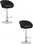 Leobert Hoker EAST - aksamit czarny / baza chrom x 2 | model_3989_2-SITA/EAST-SIT108 | 5903332087822