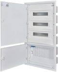 Eti-Polam Rozdzielnica hybrydowy 3x18 podtynkowy drzwi metalowy biały / IP40 400V AC / ERP18-5-3V MEDIA 001101292 | 001101292 | 3838895714859