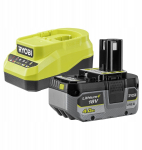 Ryobi ZESTAW ZASILAJĄCY RC18120A-140X ŁADOWARKA + AKUMULATOR 4.0AH | 5133006911 | 4892210255327