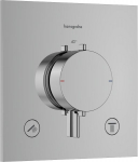 Bateria wannowa Hansgrohe termostatyczna do 2 odbiornik&oacute;w podtynkowa Chrom HANSGROHE 33711000 Ecostat Comfort E | 4059625624258 | 4059625624258