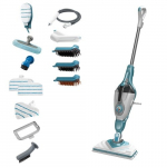 Black & Decker BHSM1610DSM Portable steam cleaner 0.5 L 1600 W Aqua colour, White | BHSM1610DSM | 5035048737828