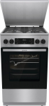 Gorenje GKS5C71XF Freestanding cooker with oven Silver | GKS5C71XF | 3838782941948