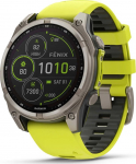 Garmin fenix 8 3.3 cm (1.3") 47 mm Digital 260 x 260 pixels Touchscreen Titanium Wi-Fi GPS (satellite) | 010-02906-21 | 753759339364