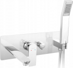 Bateria wannowa Ferro BAT. ALGEO SQUARE WANNOWA PODTYNK., CHROM // BF.BAQ11P | 5902194971157 | 5902194971157