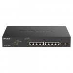 Switch DGS-1100-10MPV2 8GE PoE+ 2SFP | DGS-1100-10MPV2/E | 0790069467851