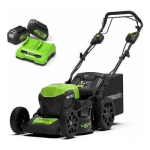Kosiarka akumulatorowa Greenworks 2x24V z napędem 46cm G24X2LM46SPK4X zestaw ładowarka dual + 2 akumulator 4Ah | GR2512807UD | 6952909062457