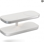 Ładowarka Zens ZENS Quattro Wireless Charger Pro 4 - ładowarka bezprzewodowa Qi2 do czterech urządzeń (4x15W) kompatybilna z MagSafe (white) | ZEQC01W/00 | 8600126060470