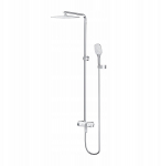 Omnires SACRAMENTO SYSTEM PRYSZNICOWY NATYNK CHROM/BIAŁY | 5902539835816 | 5902539835816