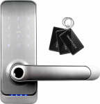 Eura Klamka z kontrolerem dostępu ELH-01H4 silver | ELH-01H4 silver | 5905548279794