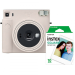 Fujifilm Instax Square SQ1, chalk white + film | SQUARESQ1CHALKWHITE | 8720094751030