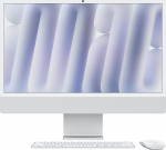 Komputer Apple iMac Retina 4.5K display Nano-texture glass M4 10-core CPU 10-core GPU 16GB 256GB 24'' Srebrny (MD3H4D/A) | MD3H4D/A | 195950080698