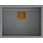 Zlewozmywak Quadron DAVID 50 GraniteQ silver stone/elementy miedziane | 39221000 | 5904310991353