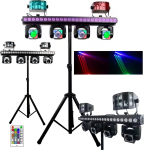 LIGHT4ME LIGHT4ME MT BAR 3 zestaw oświetleniowy multiefekt świetlny 4w1 4x głowica ruchoma beam 4x40W RGBW LED | 5908249828353 | 5908249828353