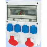 Elektromet Rozdzielnica budowlana 14 moduł&oacute;w 1x16A 5P 400V, 1x32A 5P 400V, 4x16A 2P+Z RSE-05 IP54 (942101) | 942101 | 5906197487578
