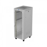Szafa Lanberg Szafa instalacyjna Rack stojąca 19'' 32U 600x800 szara drzwi przeszklone LCD Lanberg (flat pack) v2 | FF01-6832-12SL | 5901969447927