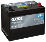 Exide Premium aku 75Ah 630A(EN) Jap - +