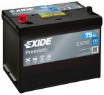 Exide Premium aku 75Ah 630A(EN) Jap + -