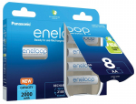 Panasonic Eneloop R6 AA 2000mAh 8-pakk EKO blister