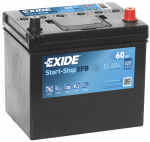 Exide Start-Stop EFB aku 60Ah 520A(EN) jaapan - +