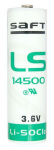 Liitiumpatarei Saft 14500 AA, 3,6V 2600 mAh