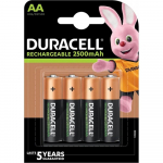 Duracell R6 AA 2500mAh NiMH aku 4-pakk