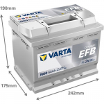 Varta Dynamic EFB aku 60Ah 640A(EN)