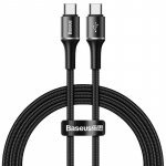Baseus kaabel USB-C - USB-C 100cm 60W LED