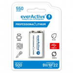 EverActive MN1604 6LR61 L522 9V laetav aku USB-C
