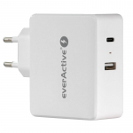 EverActive laadija 1xUSB A; 1xUSB C 63W